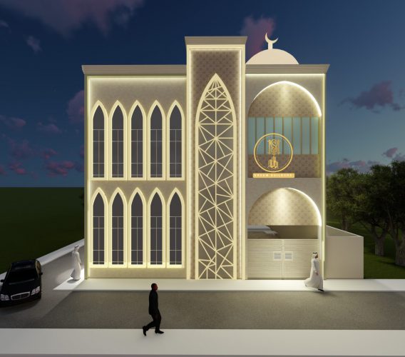 Masjid 3D Render